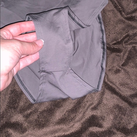 Grey Open Back Bodysuit - Picture 2 of 4